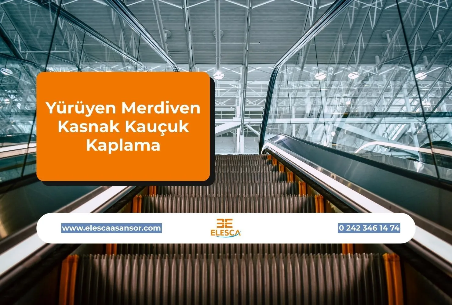 Yürüyen Merdiven Kasnak Kauçuk Kaplama